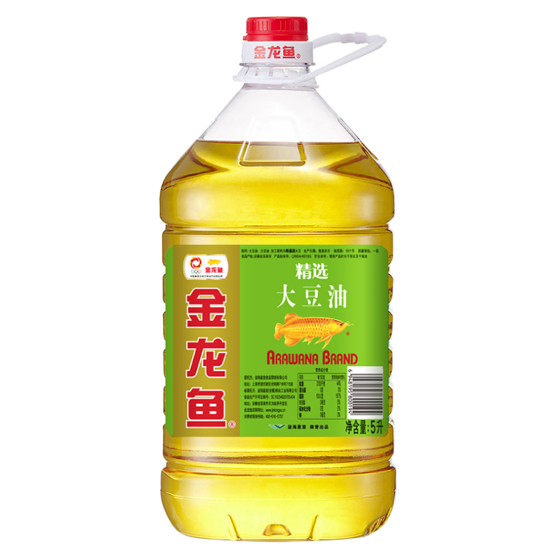 金龙鱼精选大豆油5l食用油桶装家用植物油